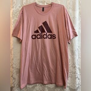 Adidas NWT Badge Of Sport Classic Tee In Wonder Mauve/Shadow Color Size 3XLT New